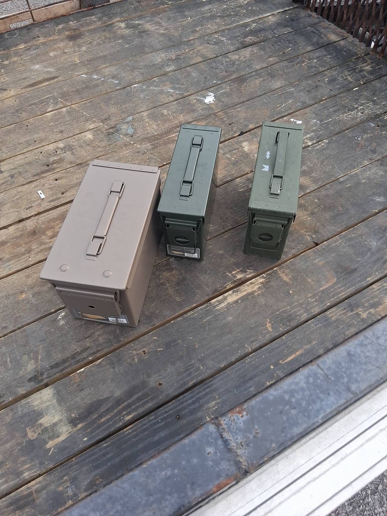 Military Surplus Metal Ammo Cans