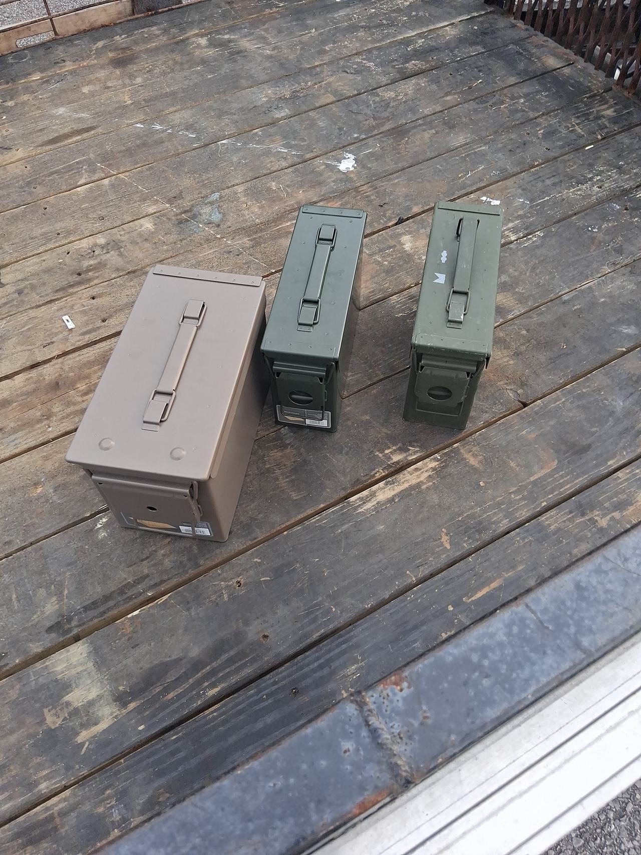 Military Surplus Metal Ammo Cans