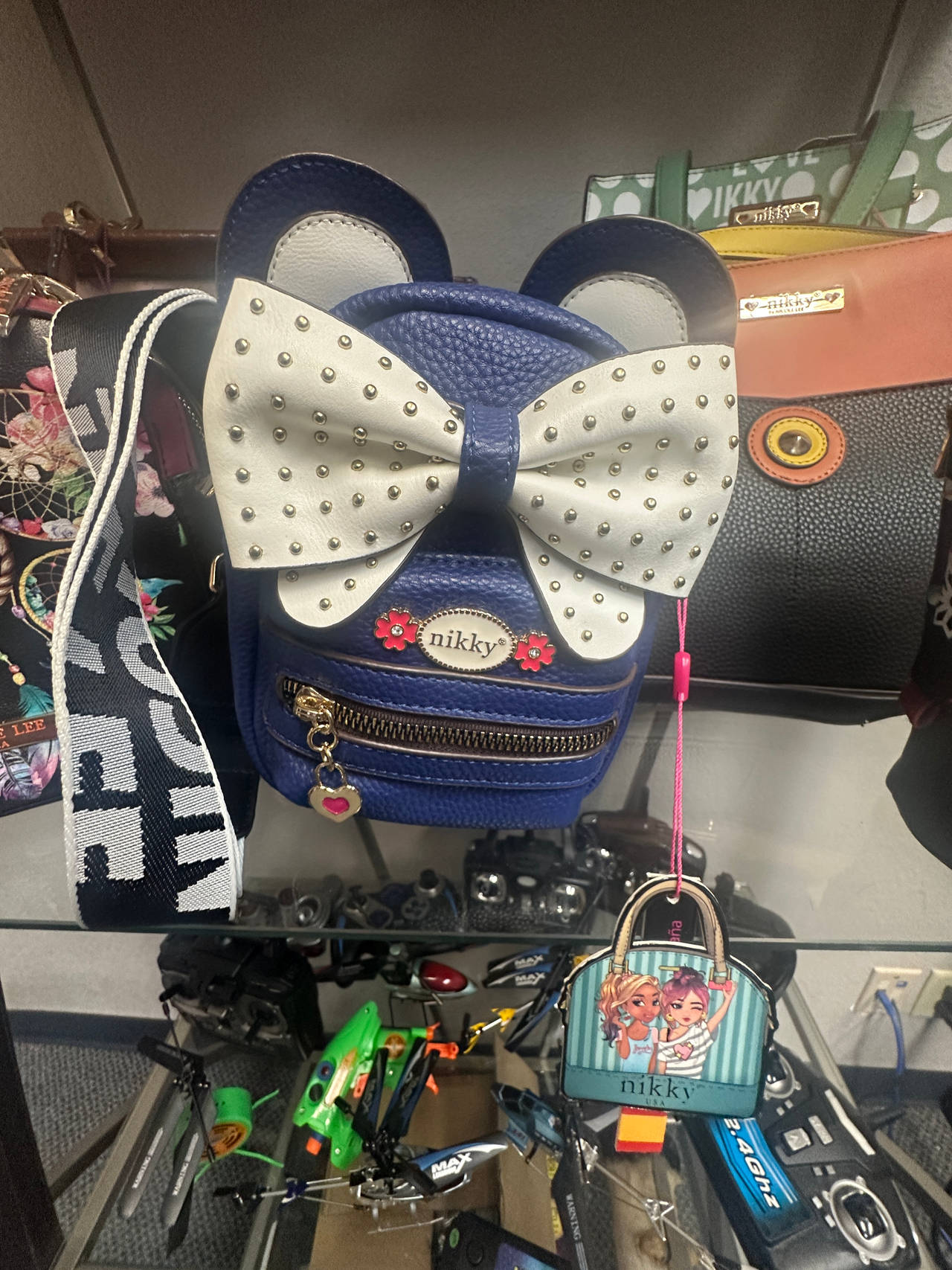 Nikky by Nicole Lee Mouse Ear Mini Backpack