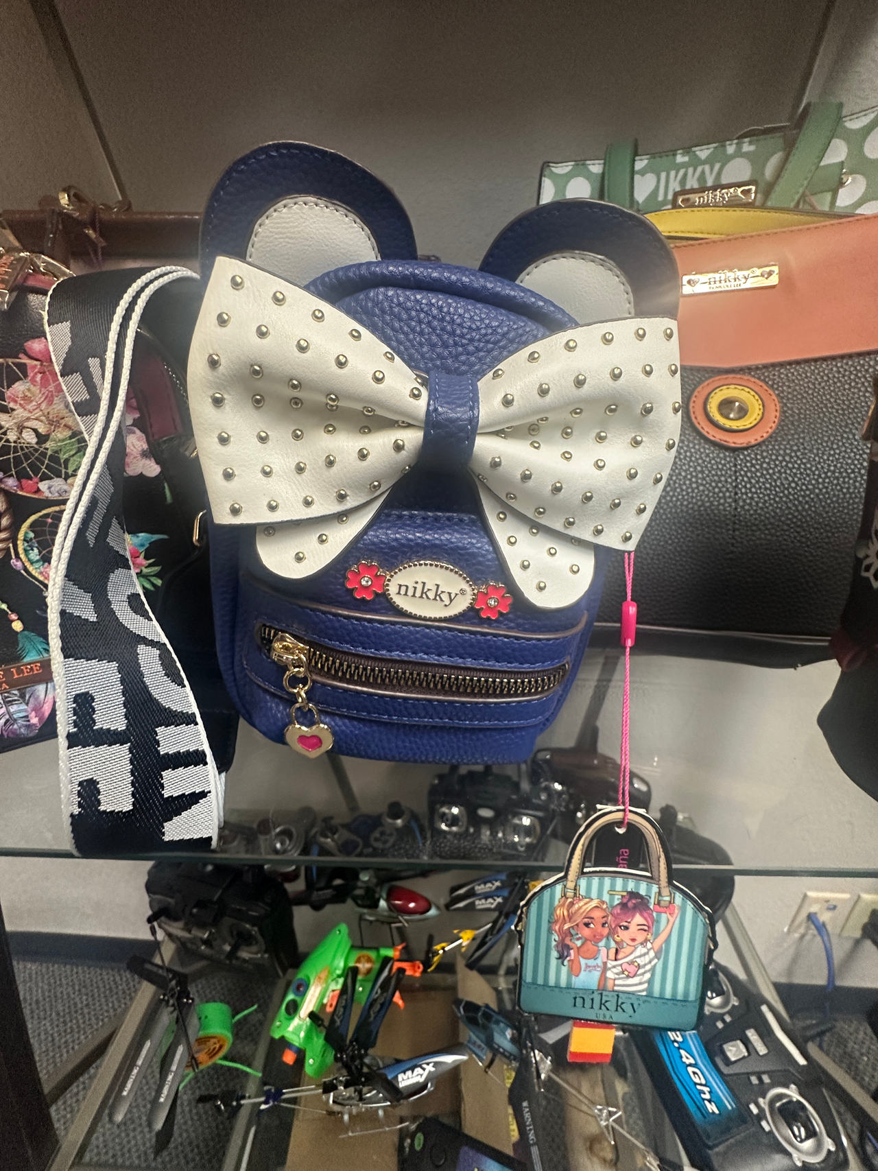 Nikky by Nicole Lee Mouse Ear Mini Backpack