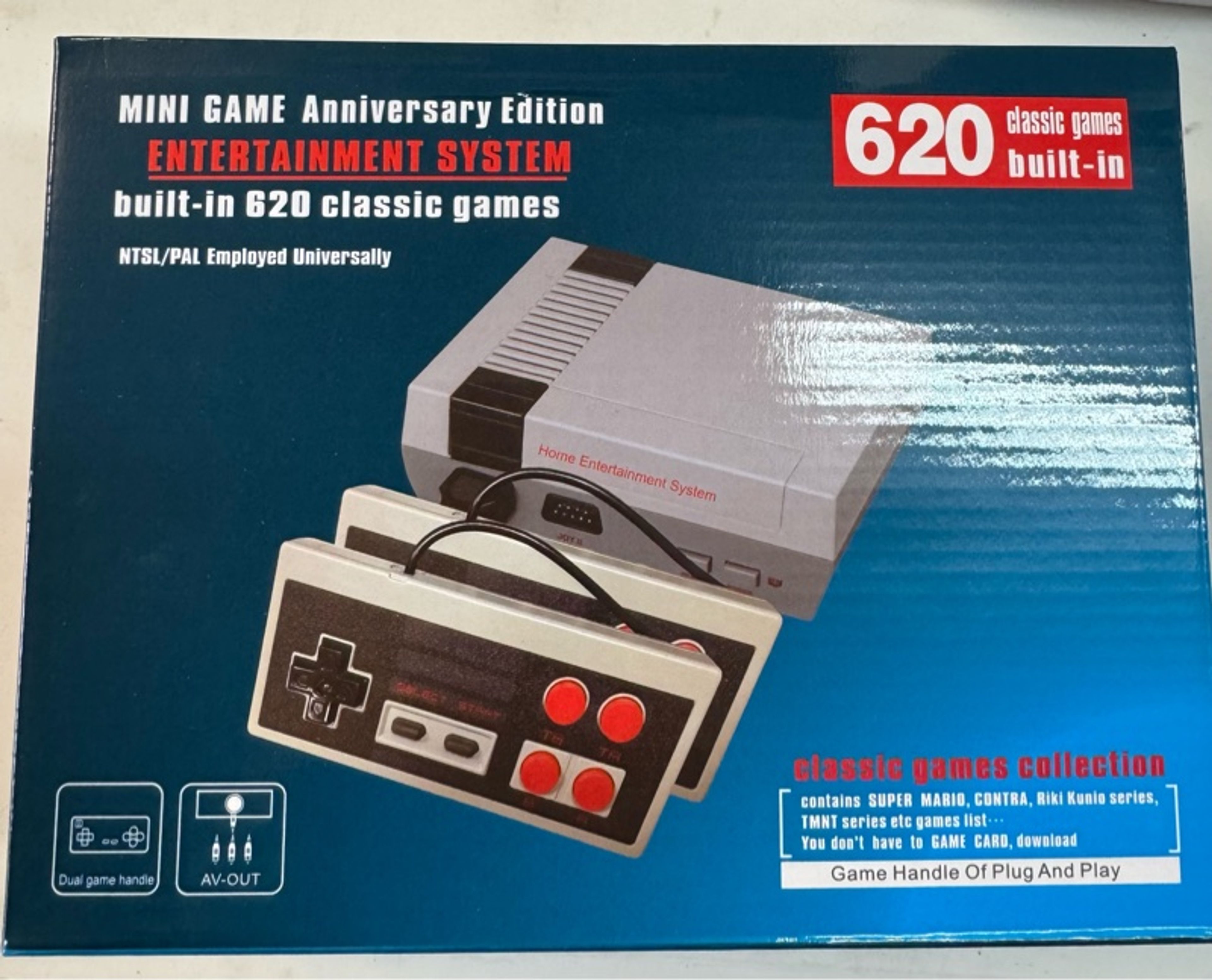 NEW Nintendo Mini Game Anniversary Edition Retro Console with 620 Games