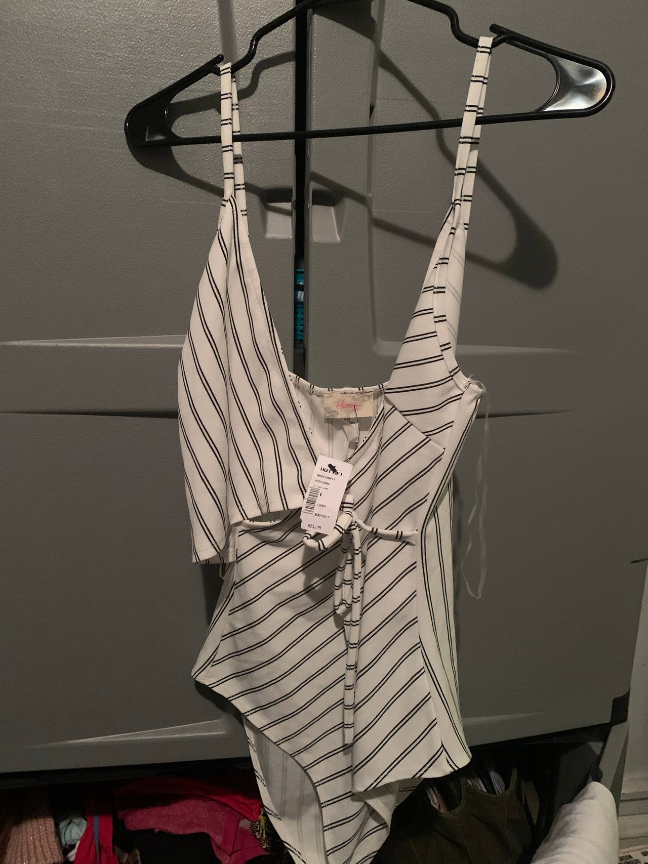 Striped One-Piece Swimsuit