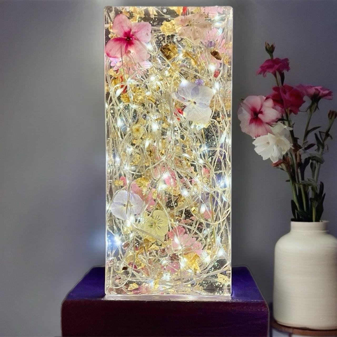 Handmade Resin Lamp