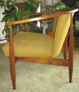 Mid-Century Modern Curved Lounge Chair - Image 7