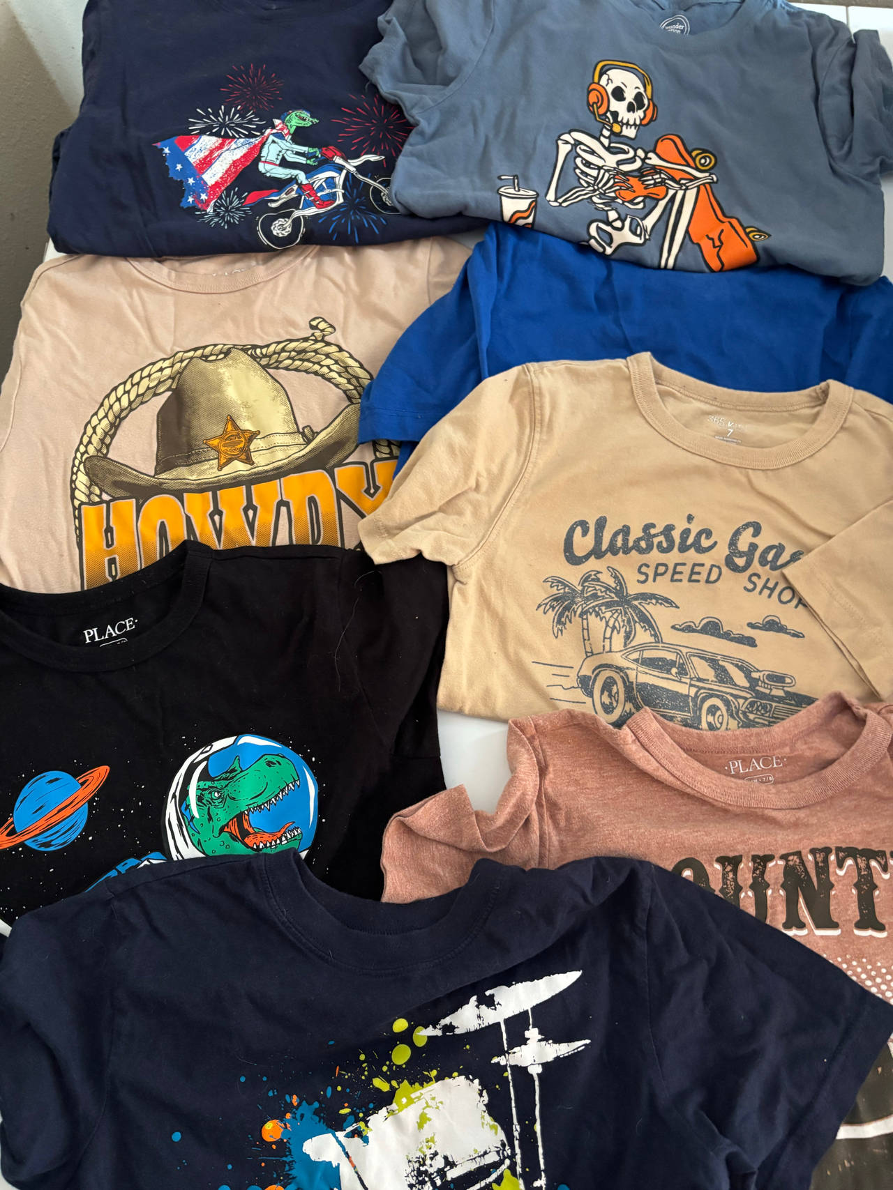 Boys Graphic T-Shirt Lot