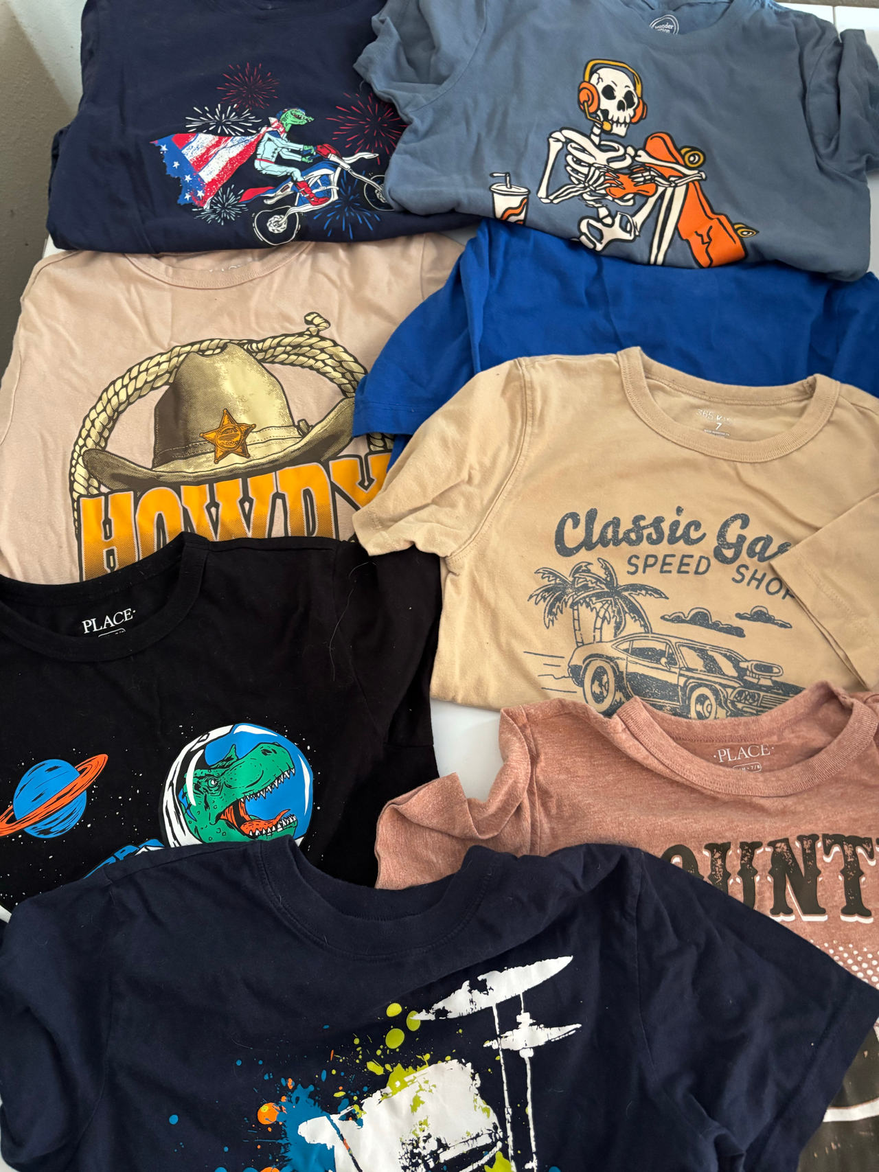Boys Graphic T-Shirt Lot