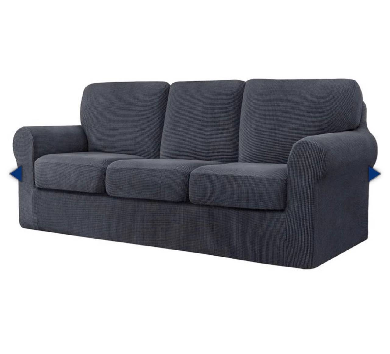 Easy-Going Stretch Sofa Slipcover 4-Piece Set