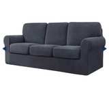 Easy-Going Stretch Sofa Slipcover 4-Piece Set - Image 1