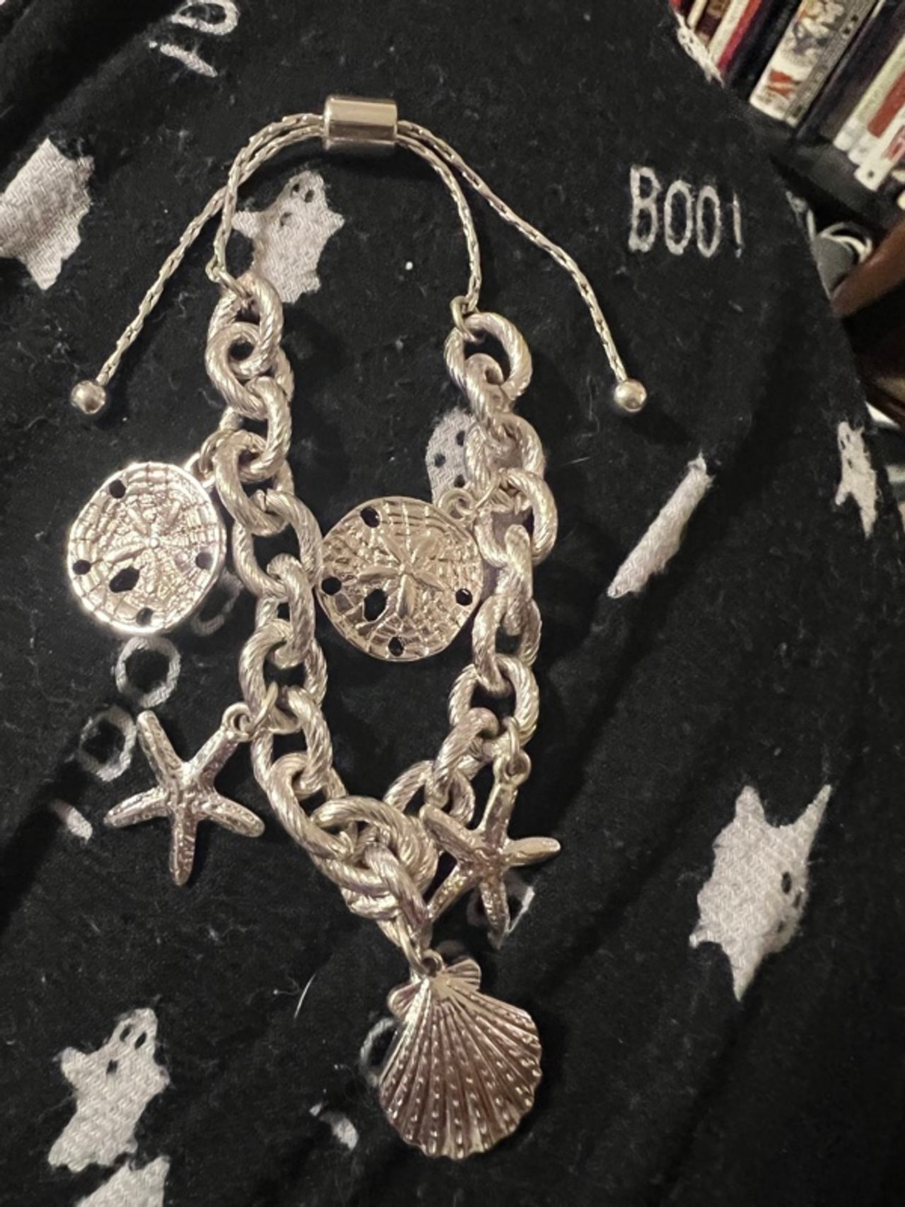 Sterling Silver Sea Life Charm Bracelet