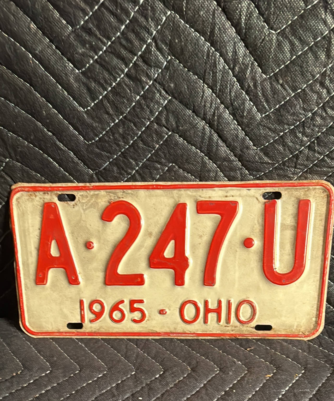 1965 Ohio License Plate