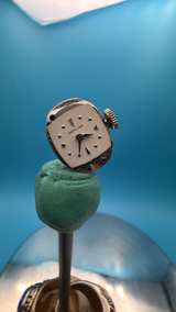 Hamilton 22 Jewel Vintage Watch Movement running with signed crown and dial - Image 4