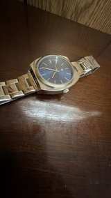 Auriol Men's Stainless Steel Blue Dial Watch - Image 2