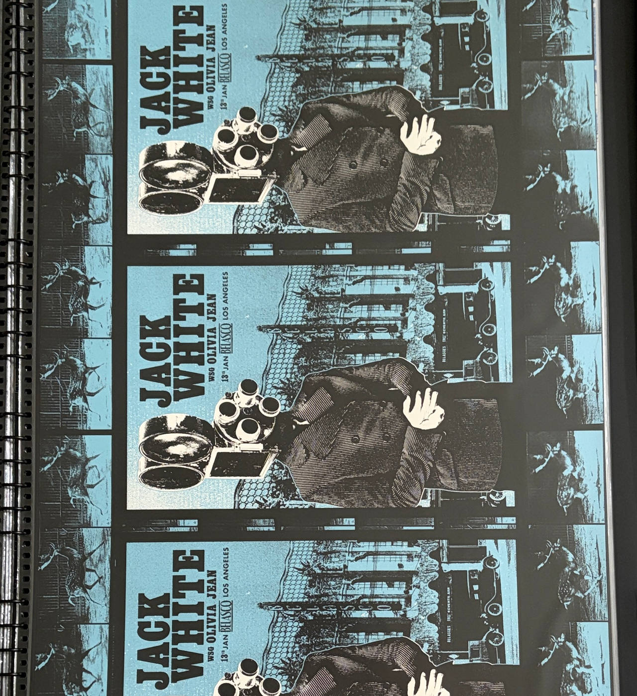 Jack White The Belasco Los Angeles 2023 Concert Poster