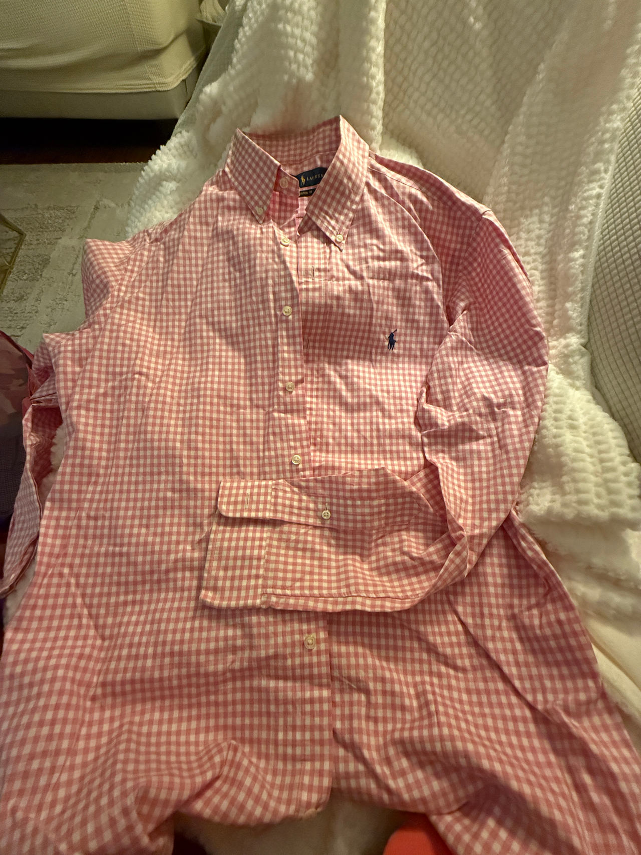 Polo Ralph Lauren Men's Gingham Button-Down Shirt Large