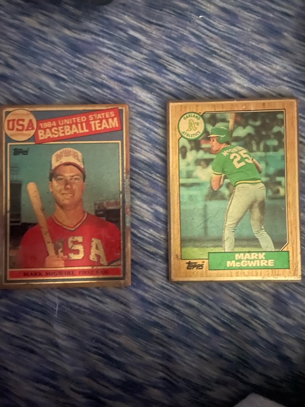 Topps Mark McGwire metal 1987 Rookie Card #366