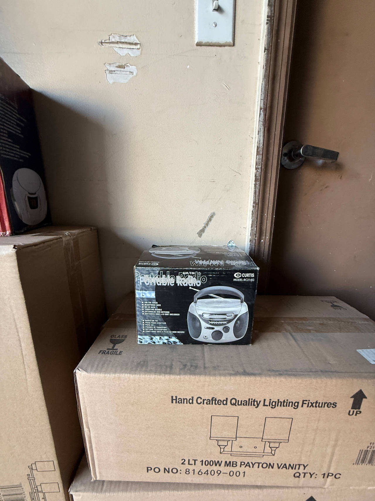 Curtis RC316D Portable AM/FM Radio