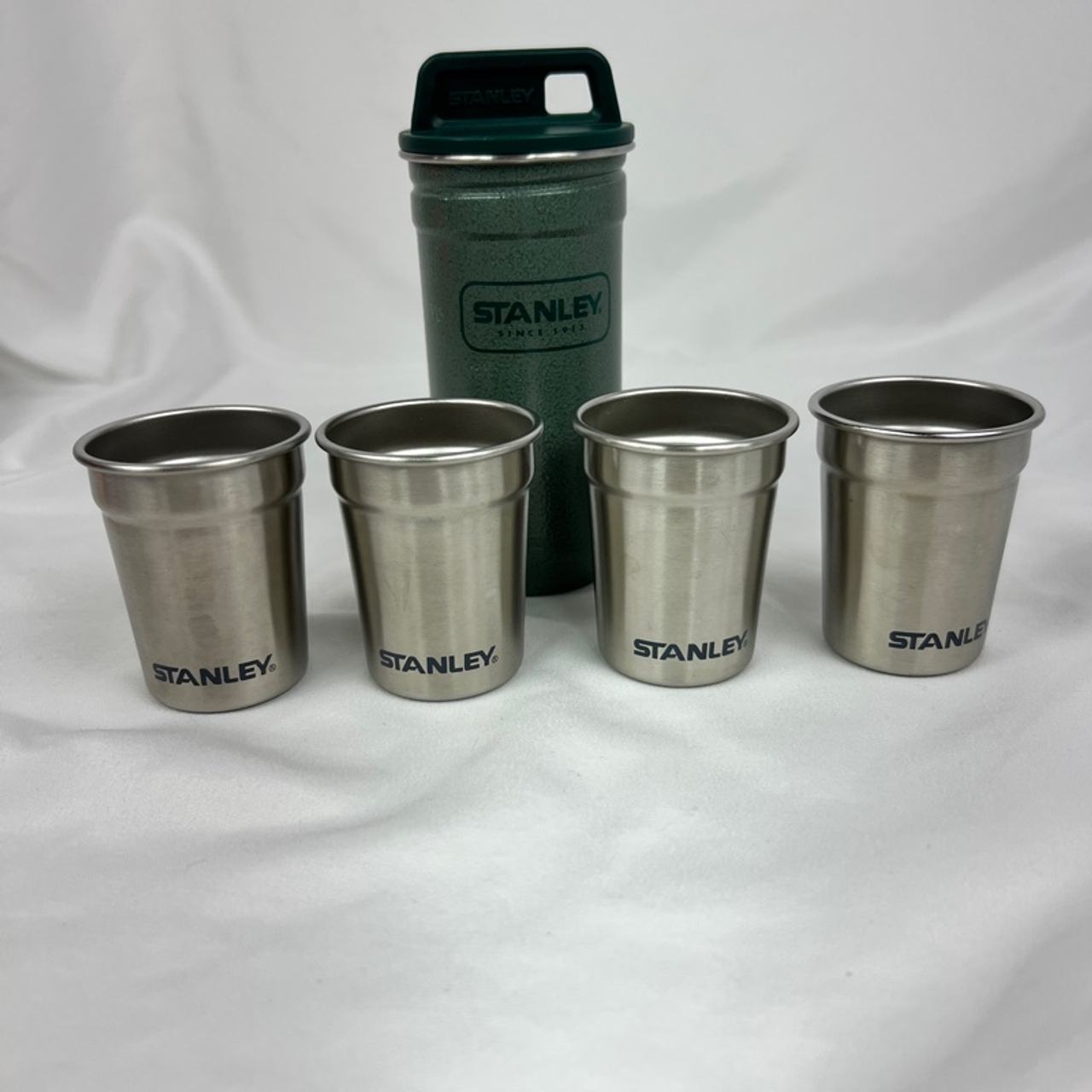 Stanley Shot Glasses Stainless Steel Packable Nested Set Hammerton Green
