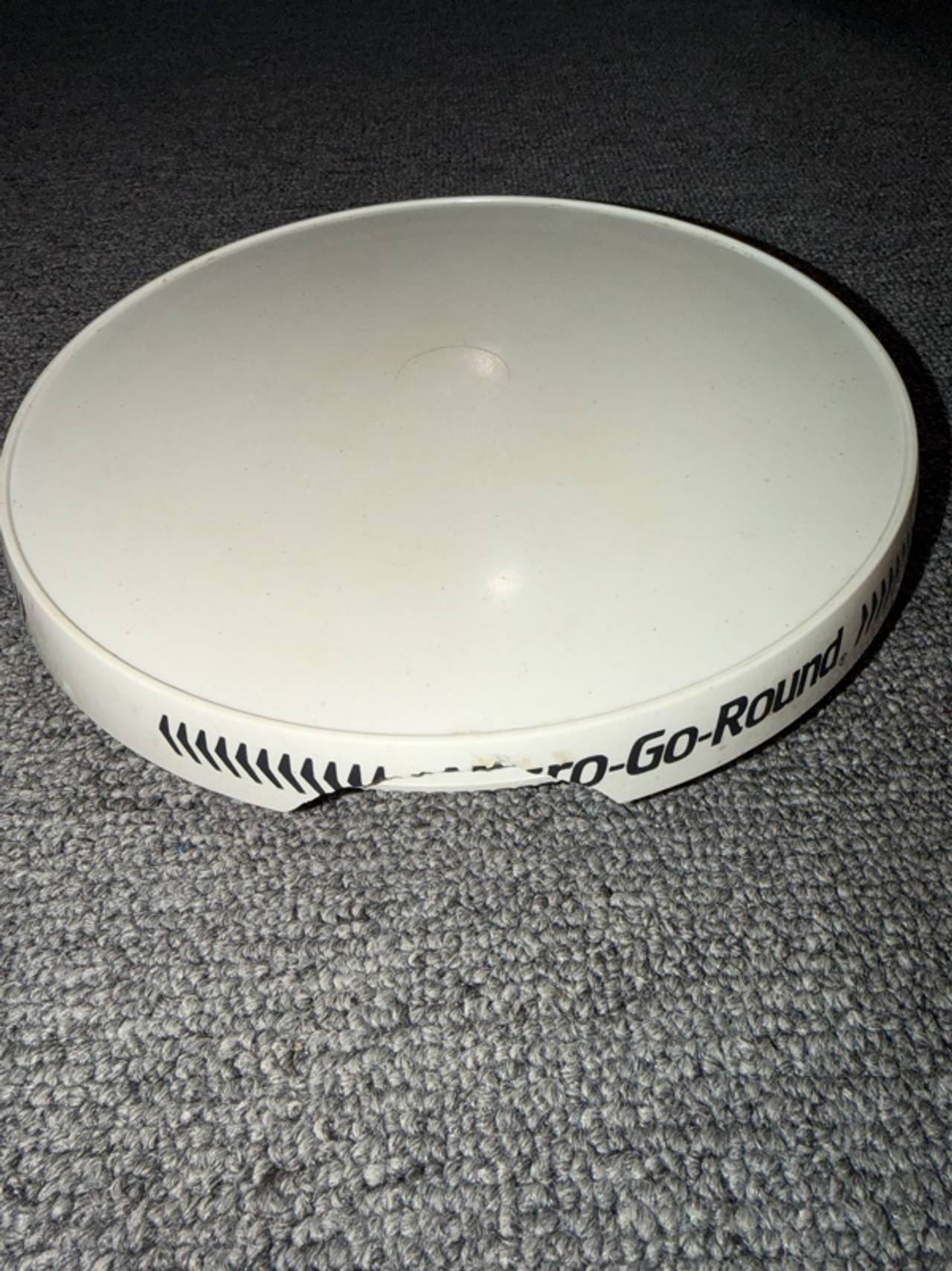 CRACKED SIDE Nordic Ware Micro Go Round Plus 9.5" Microwave Turntable