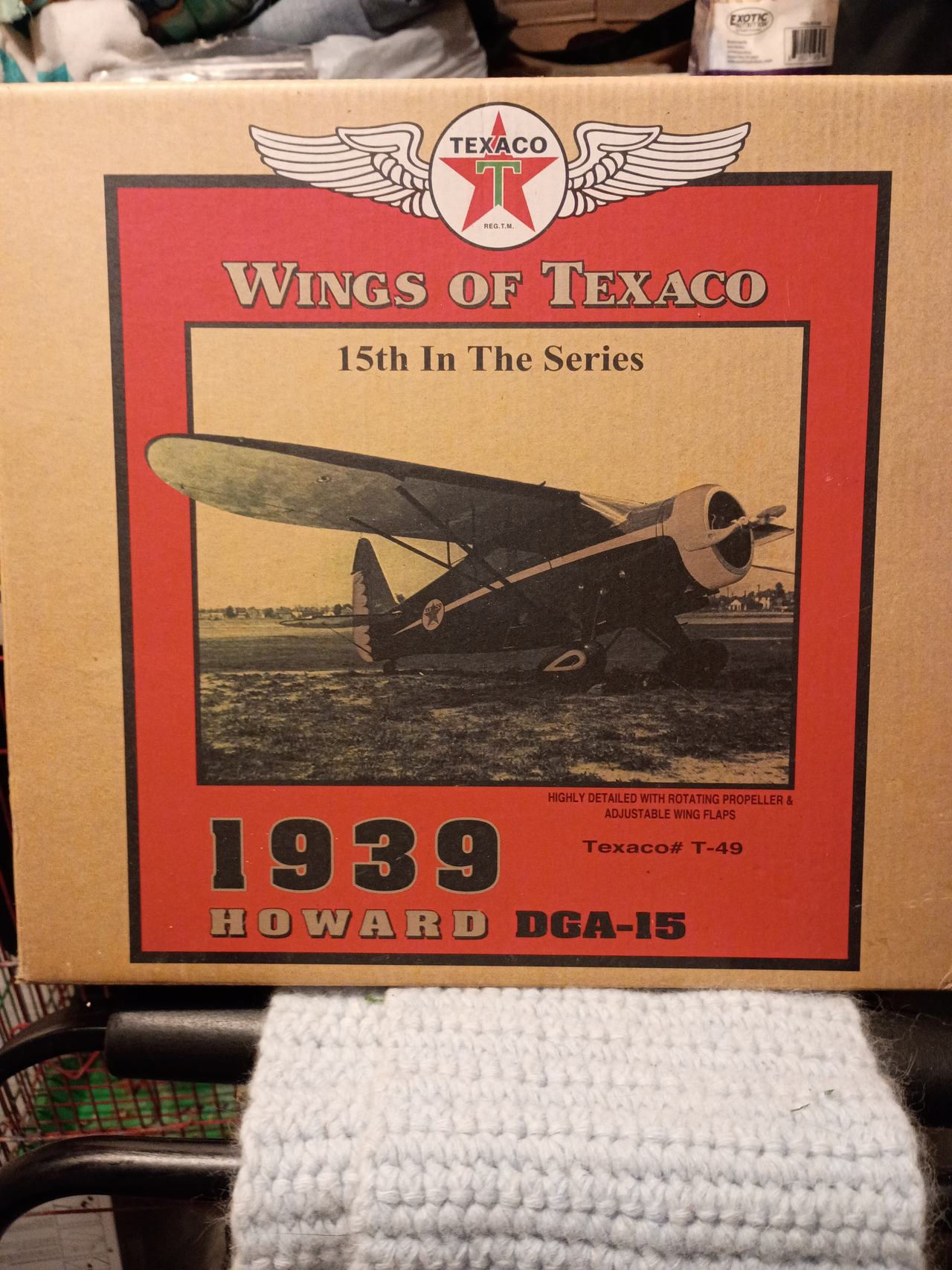 Wings of Texaco 1939 Howard DGA-15 Die-Cast Airplane