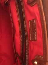 New Dooney & Bourke Wilson Pebbled Leather Satchel Handbag - Image 8