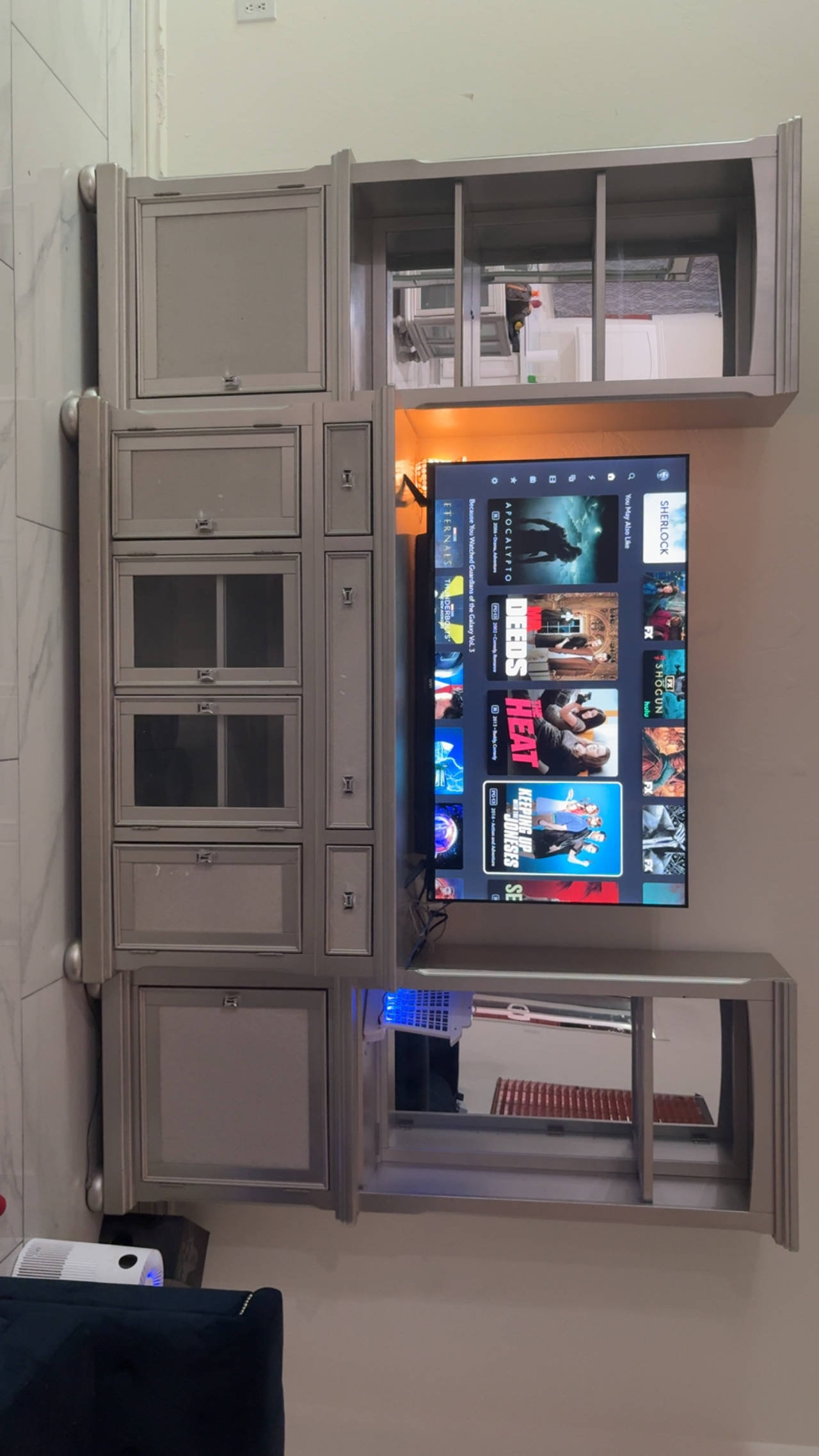 AICO Michael Amini Tuscano Entertainment Center Wall Unit