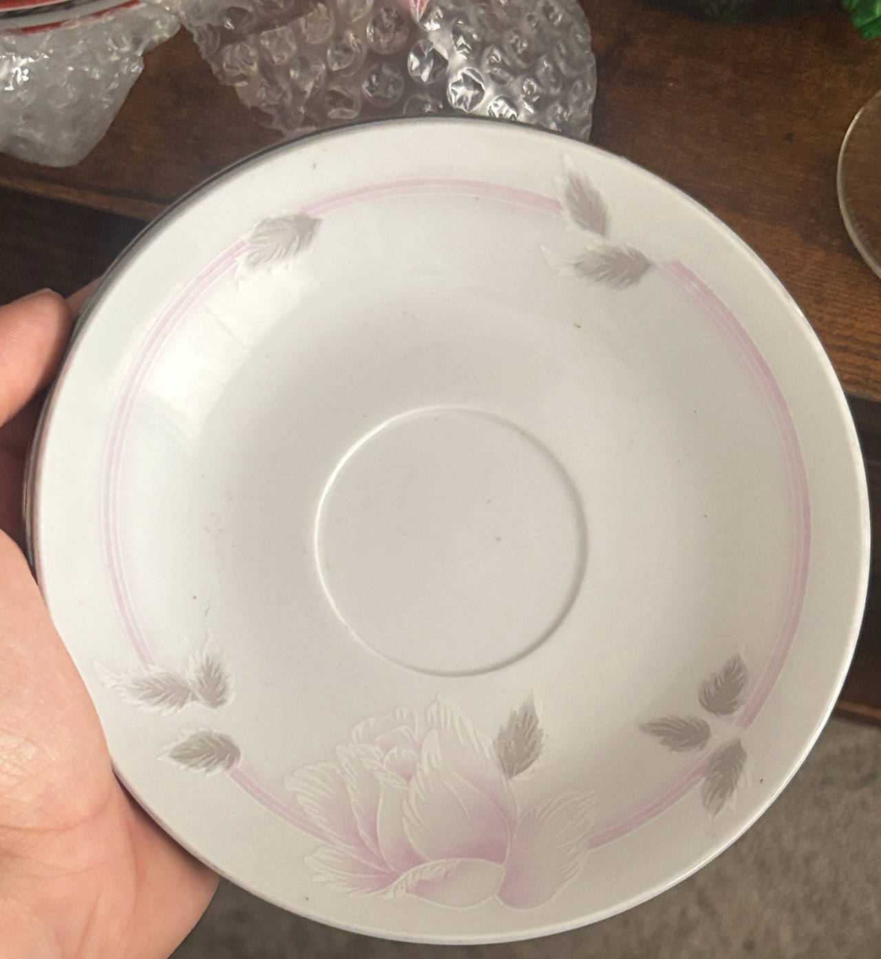 Fine China of Japan Royal Rose Saucer