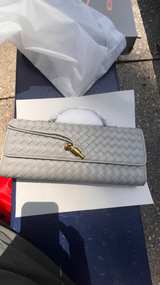 Bottega Veneta Intrecciato Long Knot Clutch - Image 1