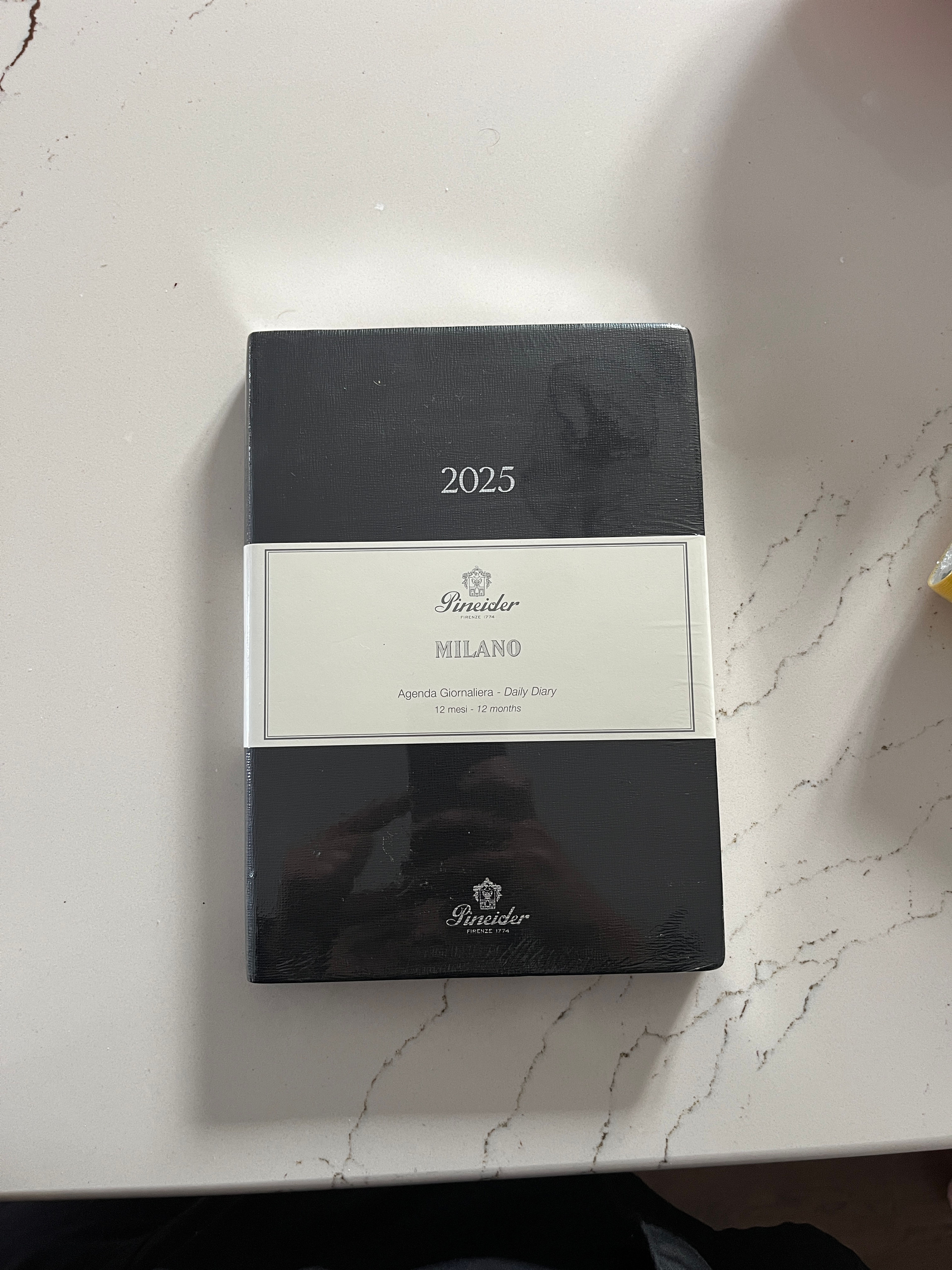 Pineider Milano 2025 Daily Diary Agenda Giornaliera