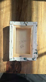 Abstract textured painting on canvas - Image 5