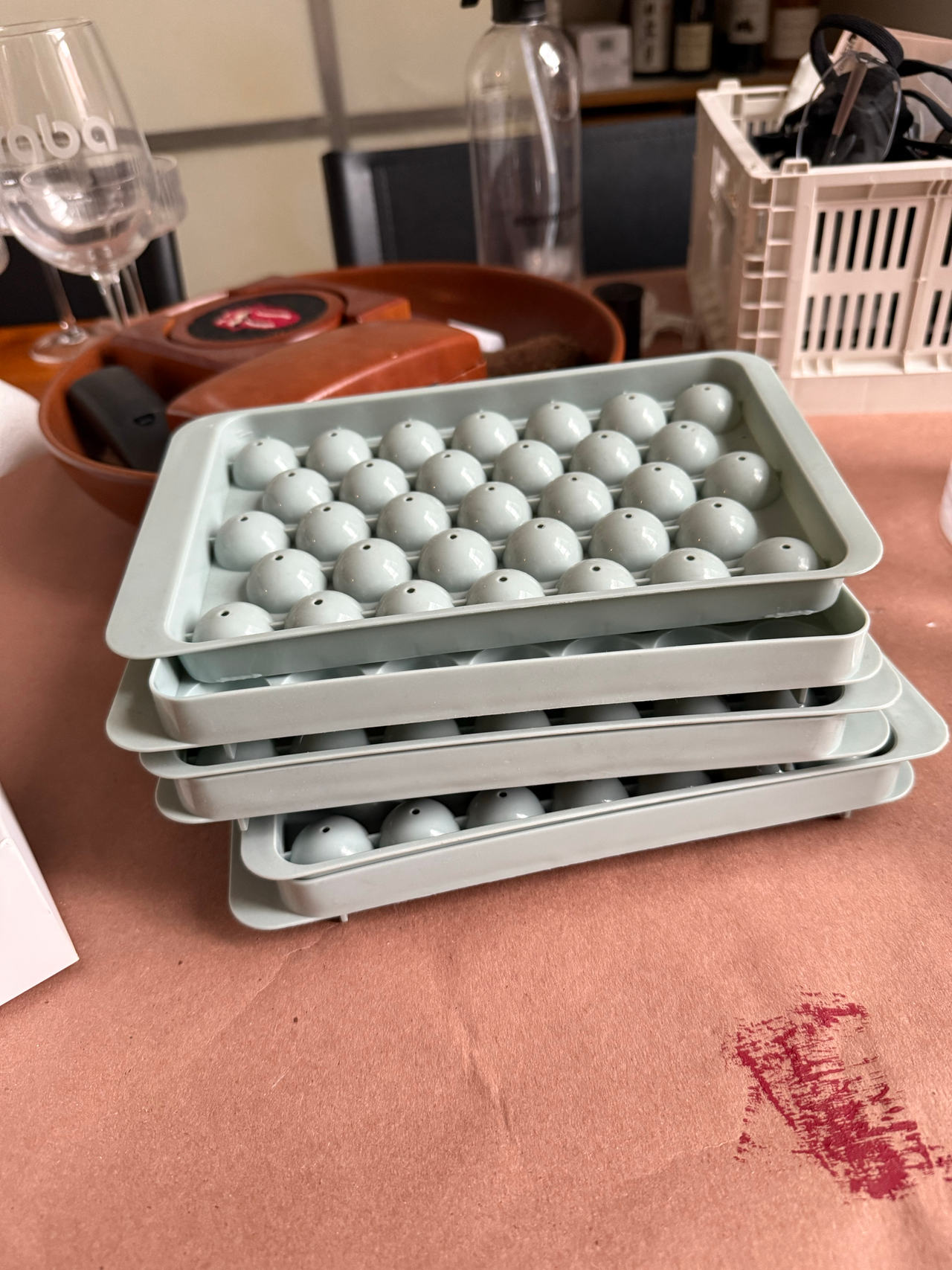Sphere Ice Cube Tray Molds (set of 3)
