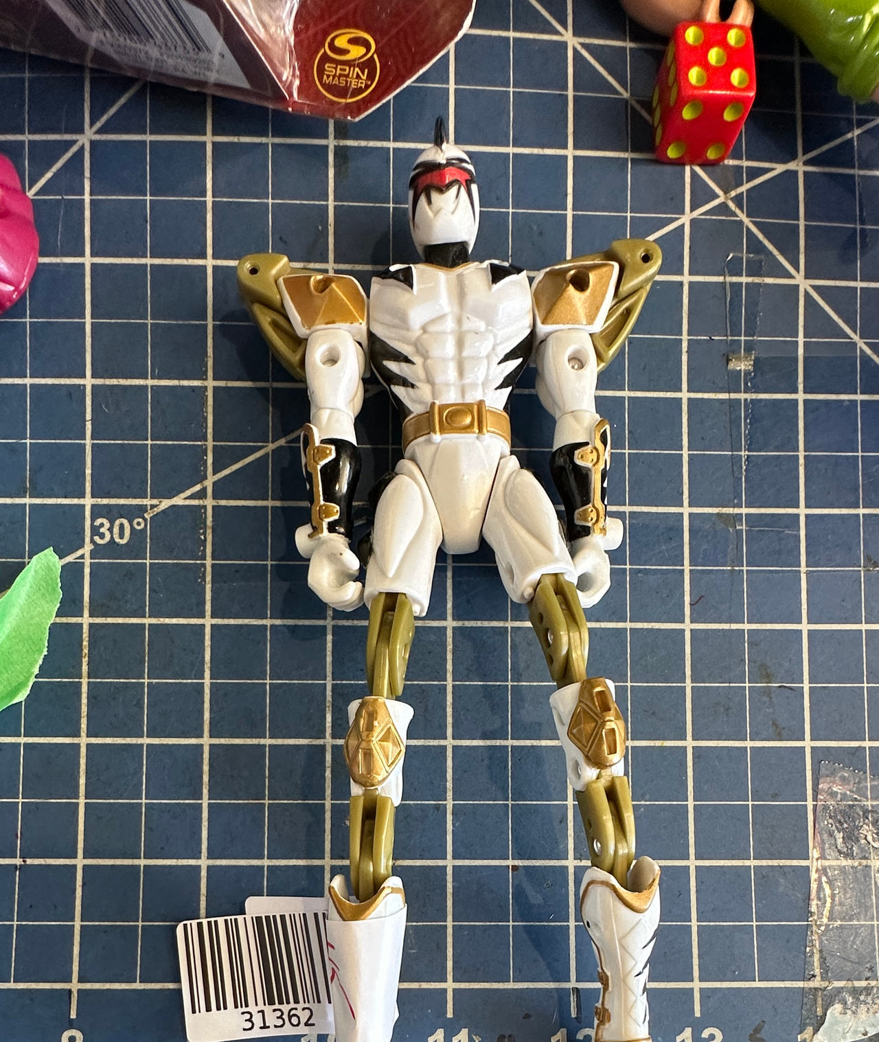 Power Rangers Dino Thunder White Ranger Action Figure 115