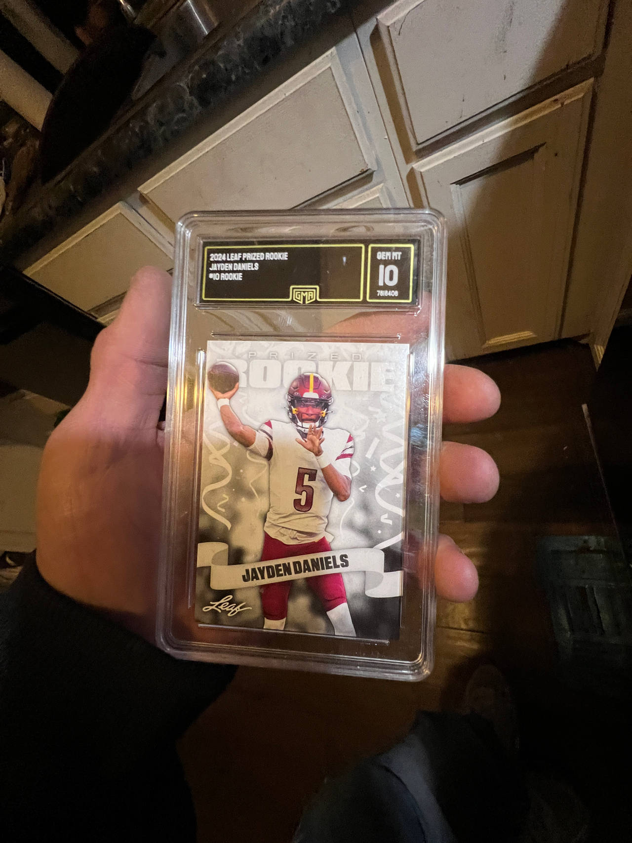 2024 Leaf Prized Rookie Jayden Daniels #10 GMA 10