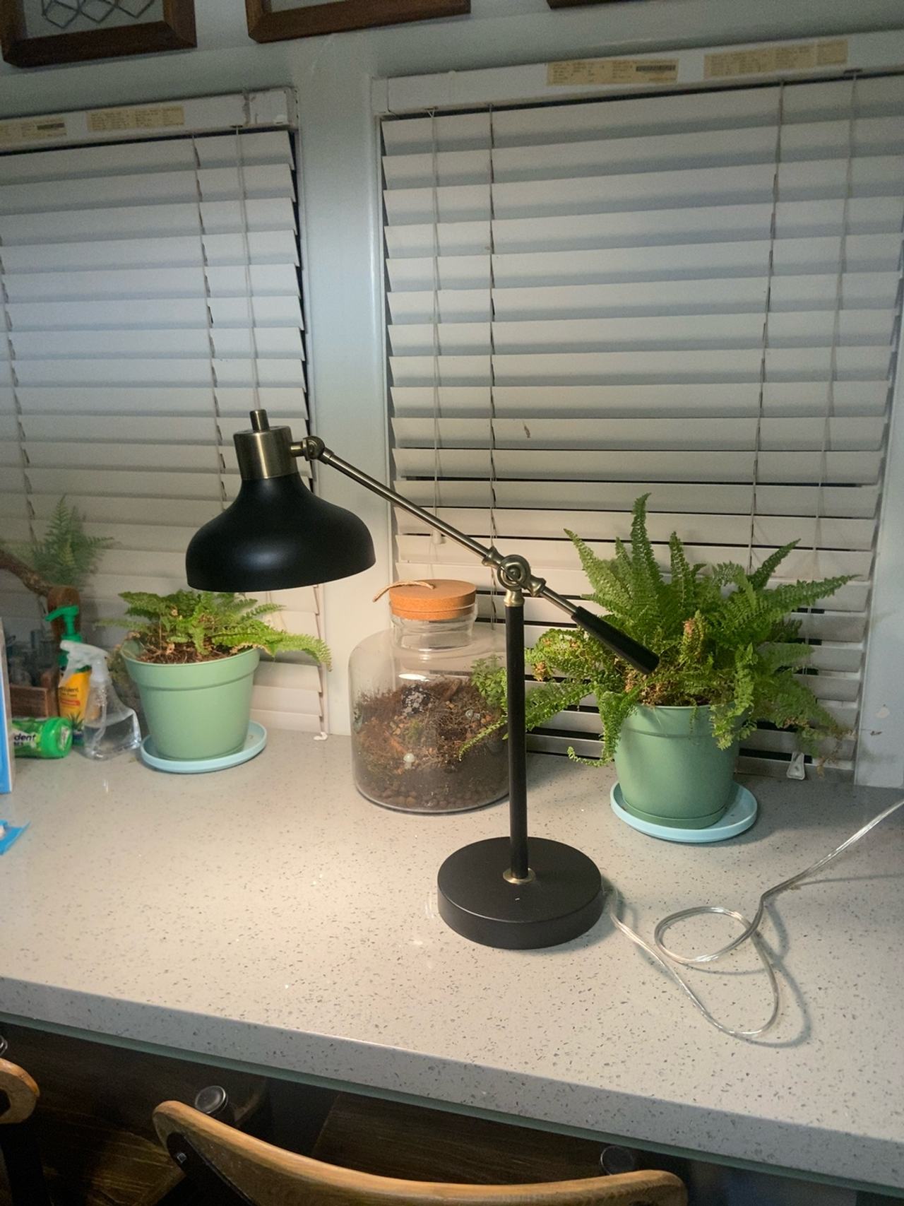 Versanora Mia Adjustable Black Desk Lamp