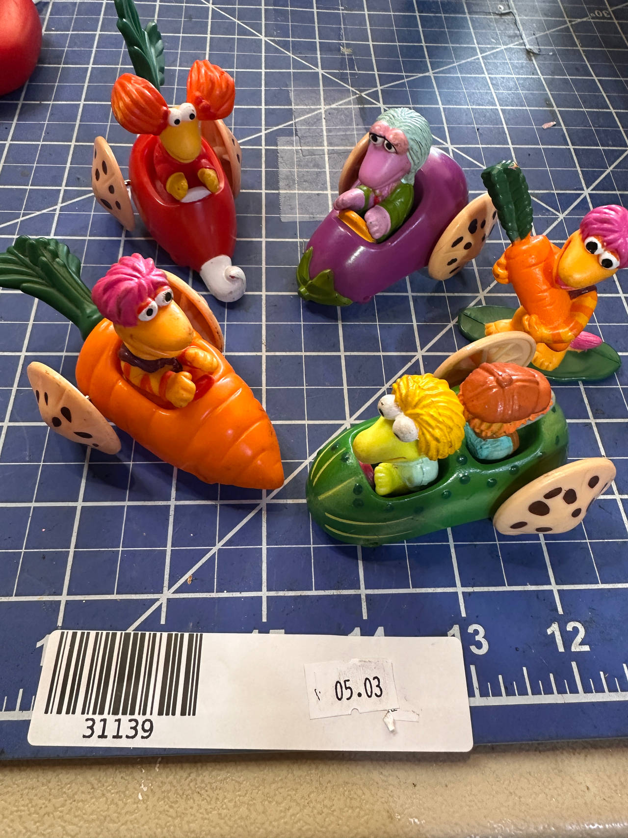 FRAGGLE ROCK Jim Henson muppets vintage figure bundle. 105
