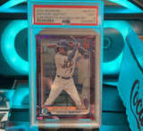 2024 Bowman Chrome Anthony Baptist Fuchsia Lunar Refractor /199 PSA 9 - Image 1