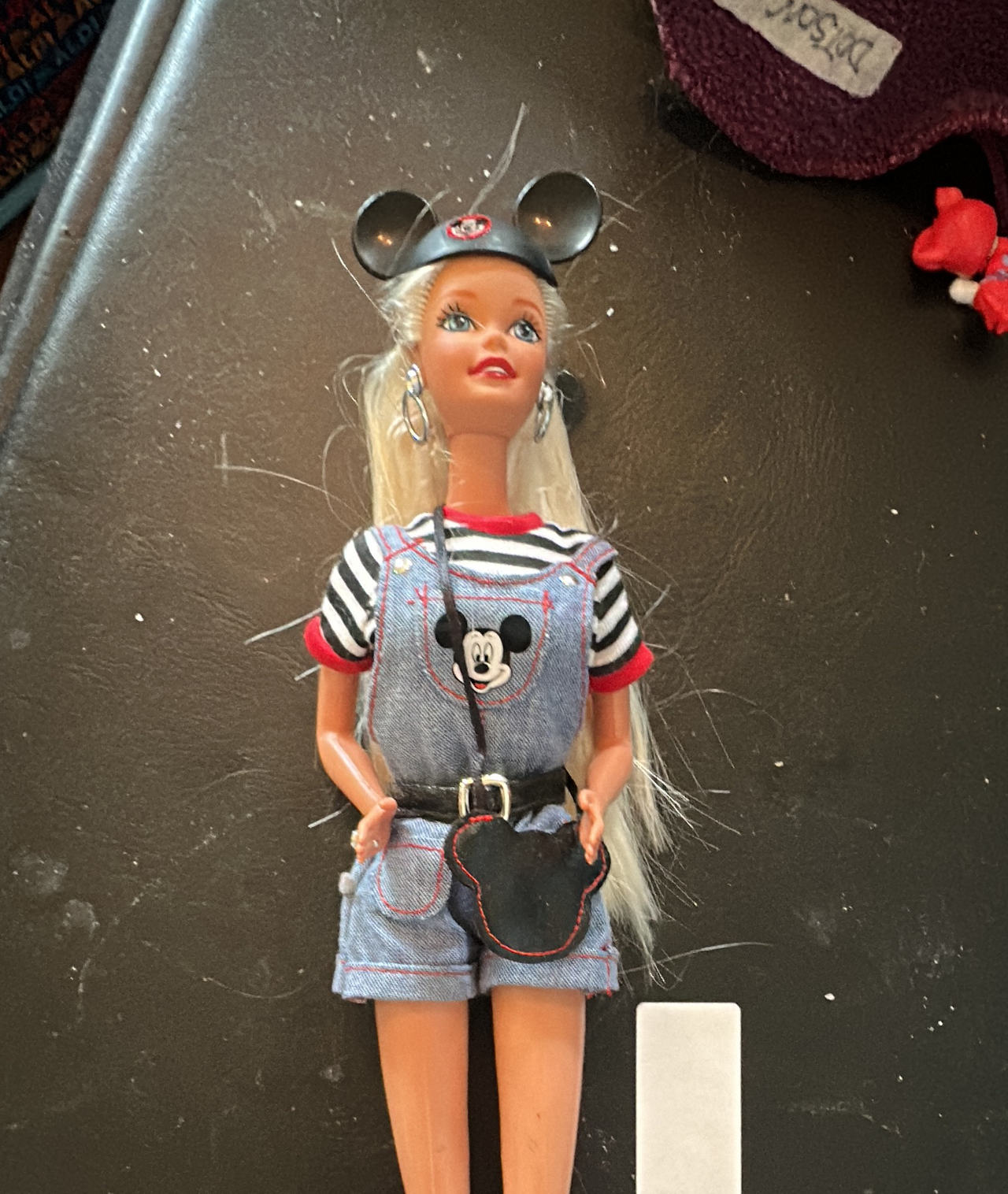 Disney Fun Barbie fashion doll Mickey Mouse mouse ears vtg 1992 210