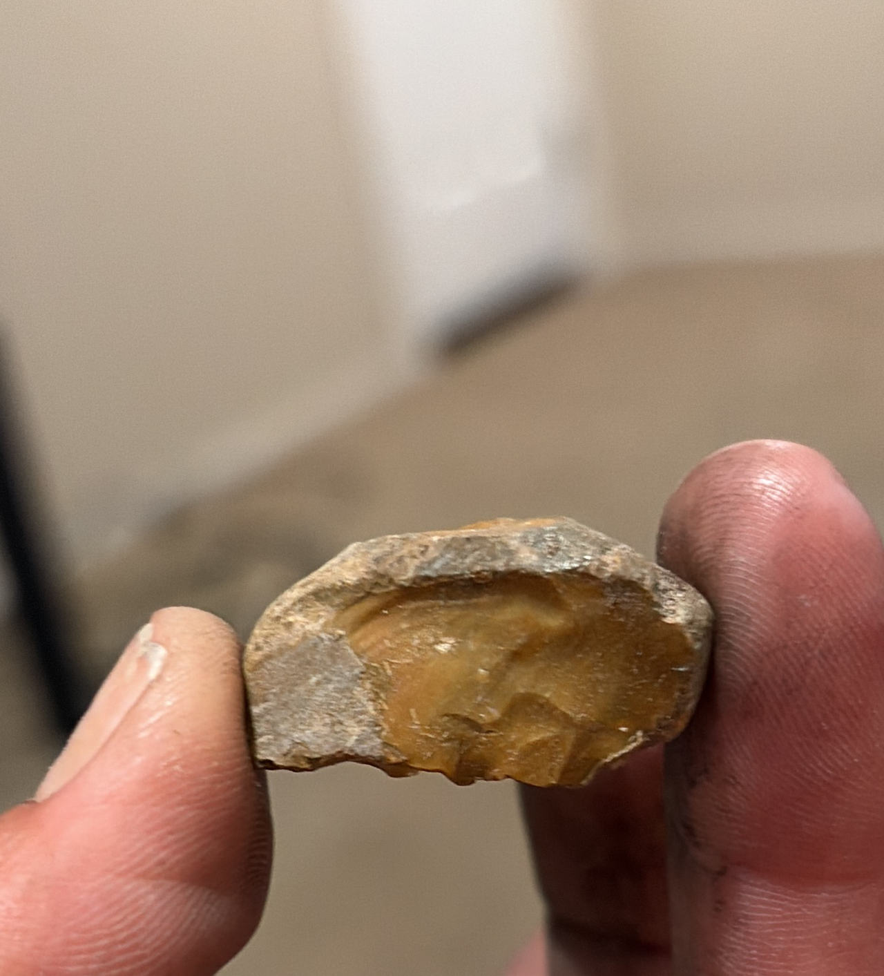 Native American Chert Scraper Artifact