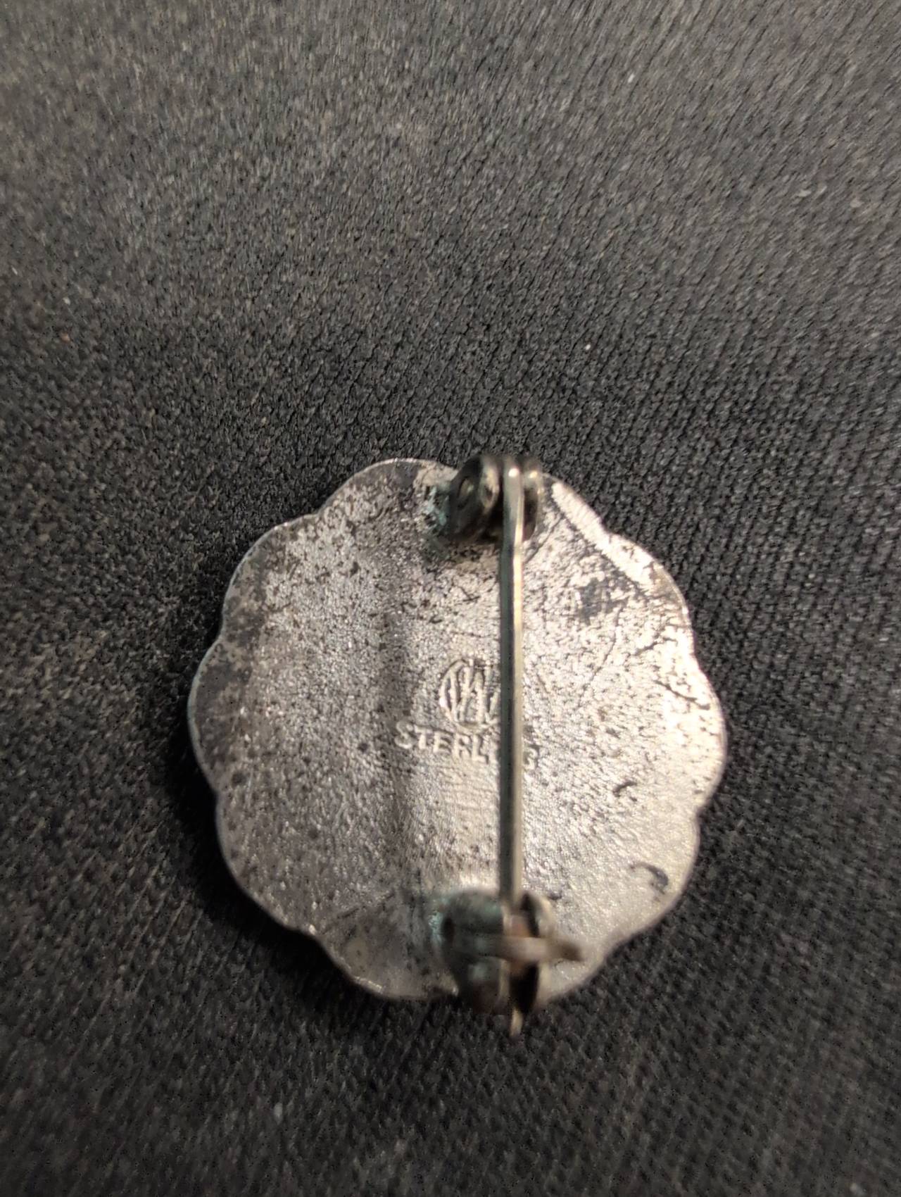Vintage Dan River Mills Sterling Silver 15 Year Service Pin JJ White Hallmark