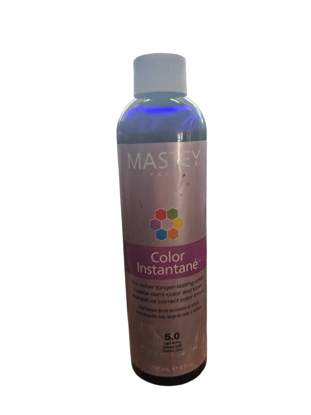 Mastey Color Instantané 5.0 Light Brown Liquid Demi-Color and Toner