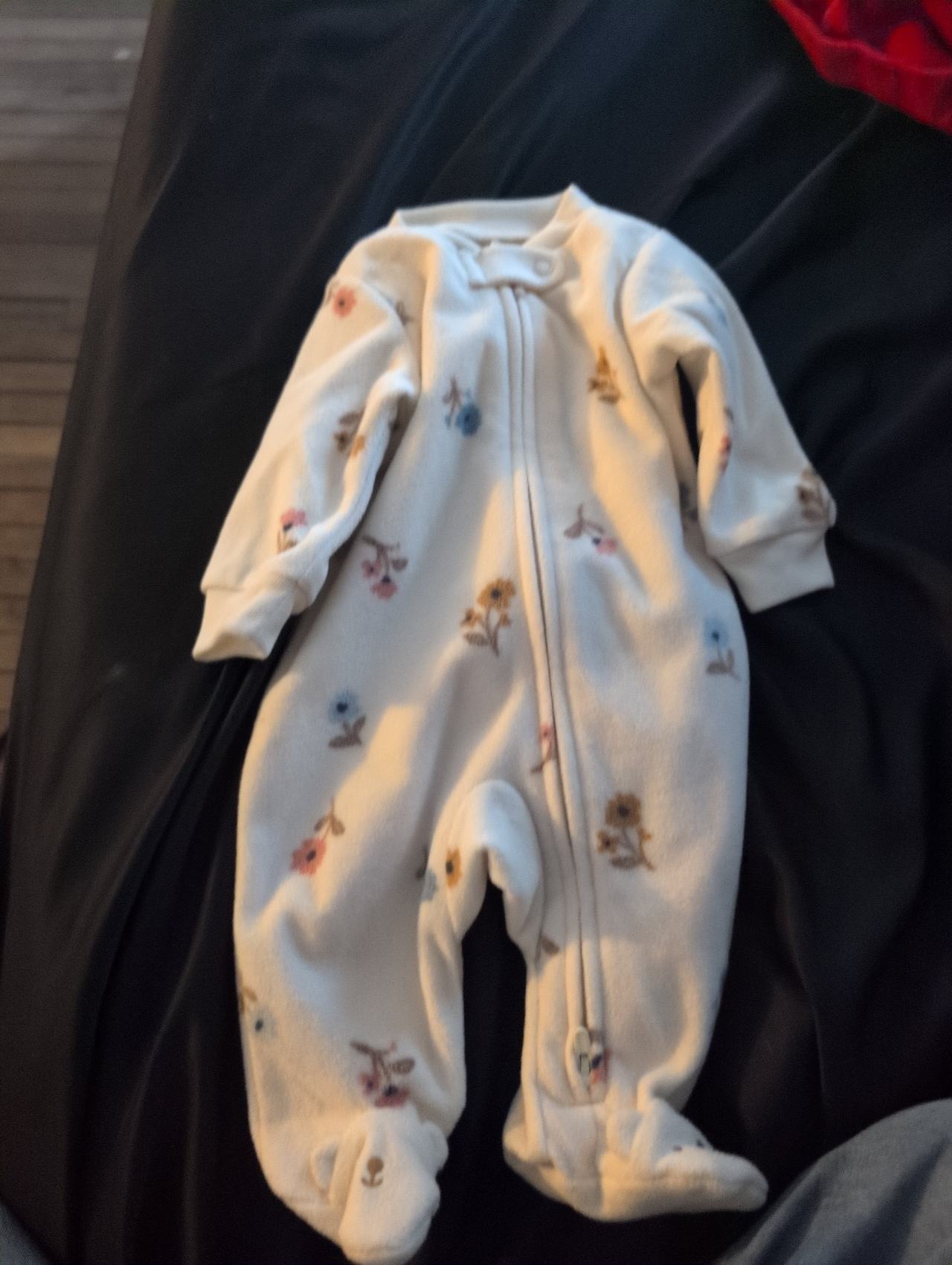 Carter's Floral Fleece Sleep and Play (newborn)