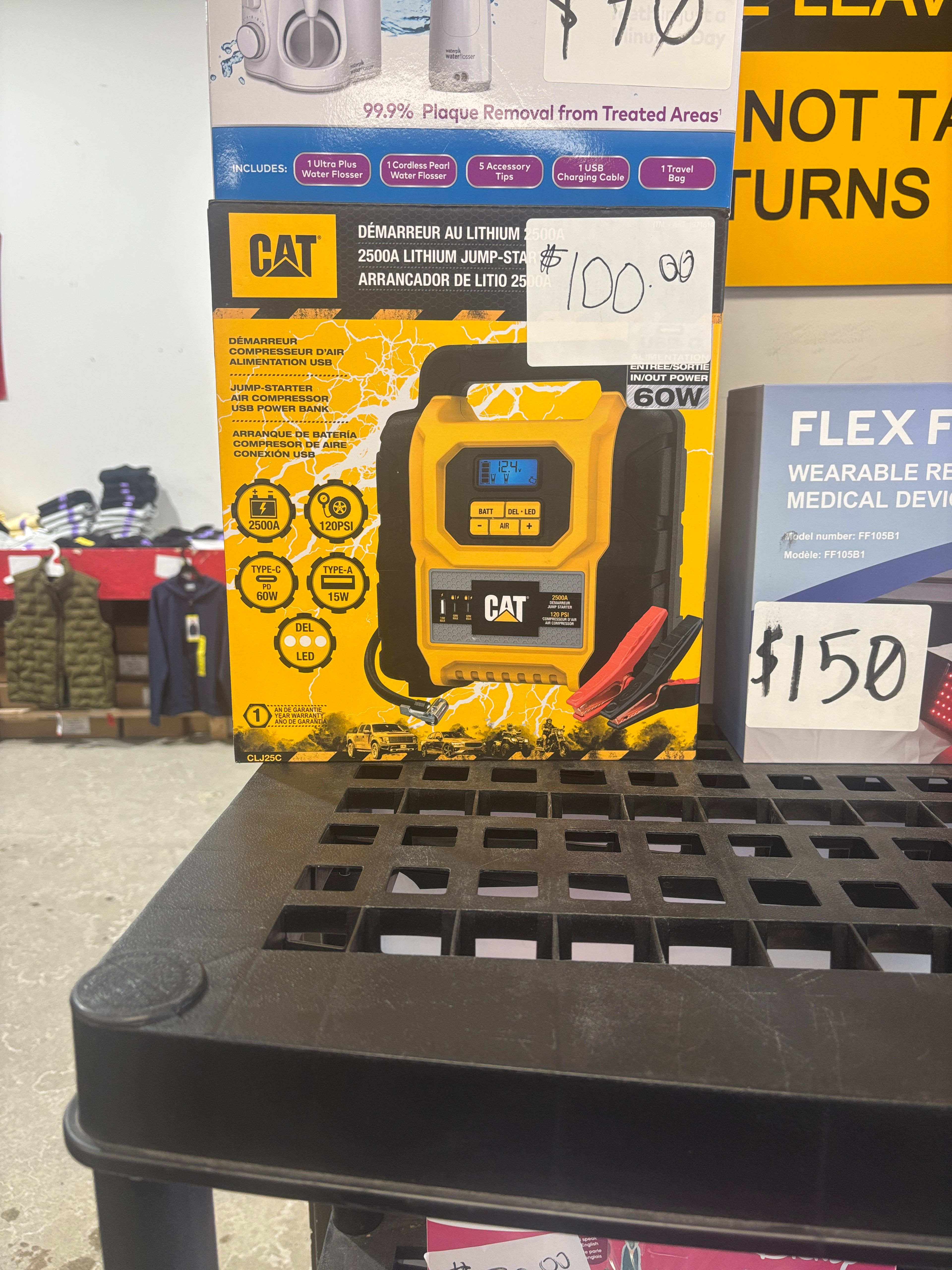 CAT 2500A Lithium Jump Starter and Air Compressor
