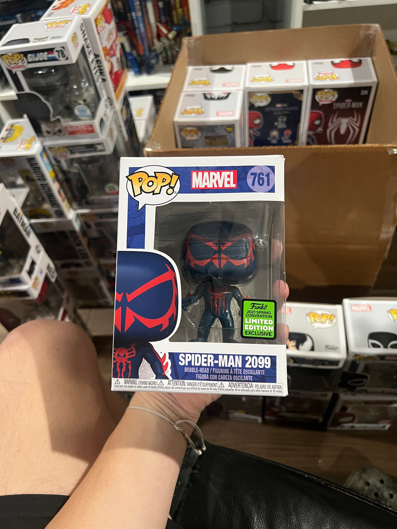 Funko Pop! Marvel Spider-Man 2099 #761 2021 Spring Convention Exclusive