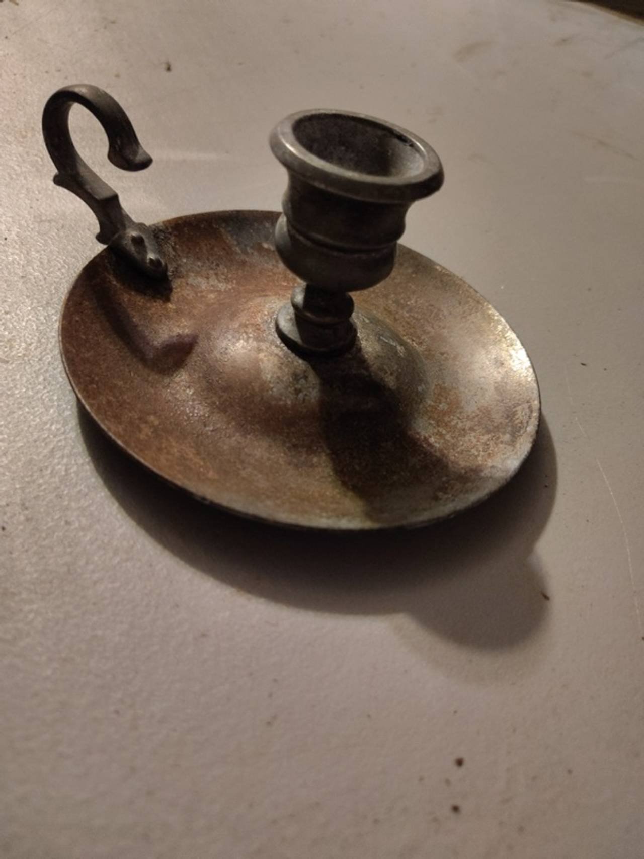 Vintage Brass Candle Holder