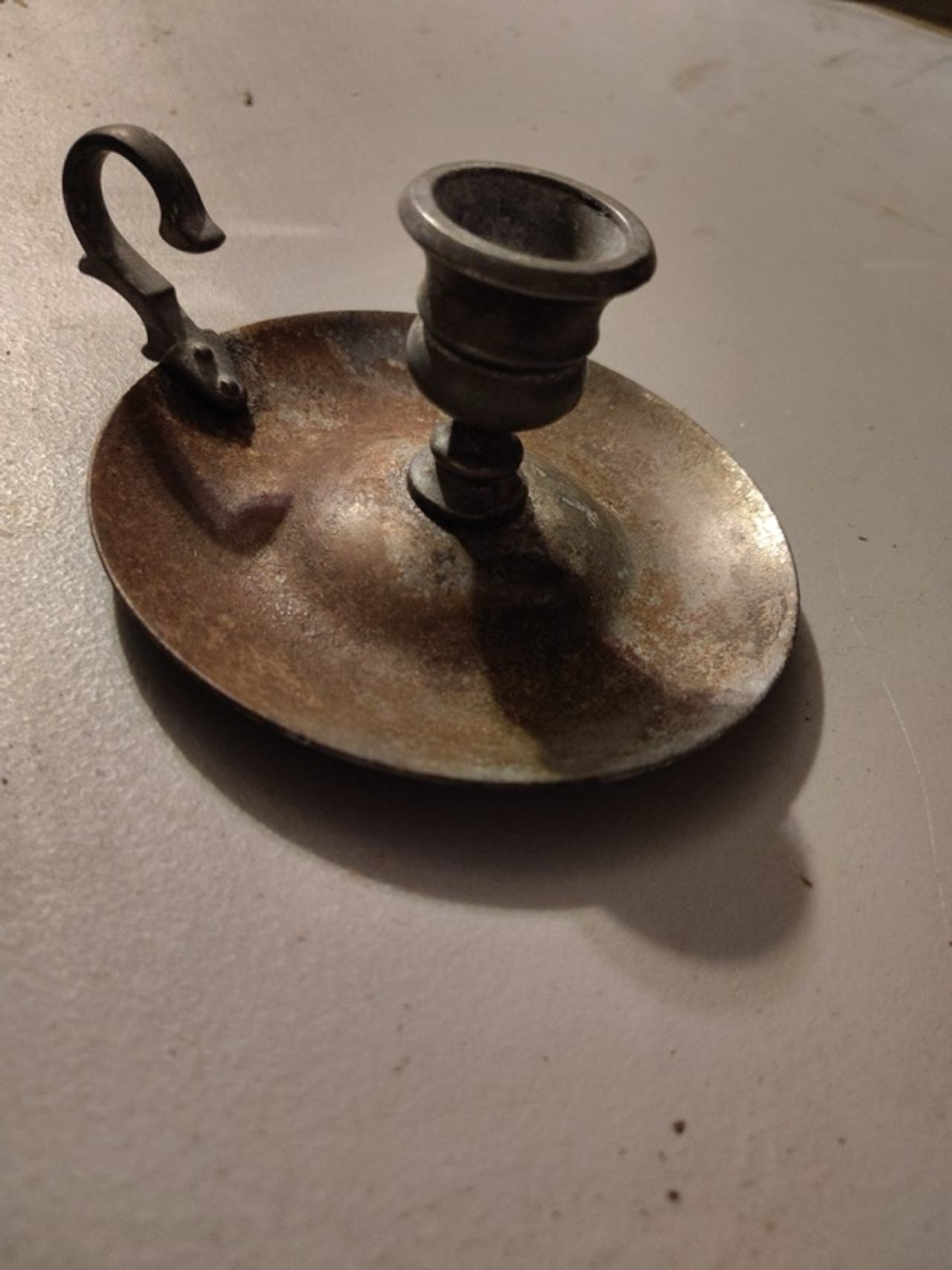 Vintage Brass Candle Holder