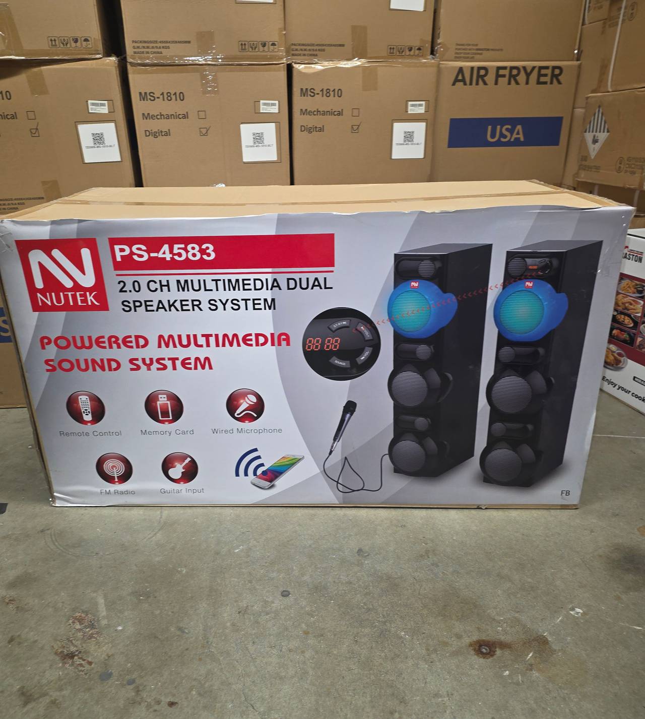 Nutek PS-4583 2.0 CH Multimedia Dual Speaker System
