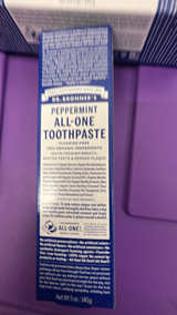 Dr. Bronner's Peppermint Organic Lip Balm 0.15 oz - Image 3