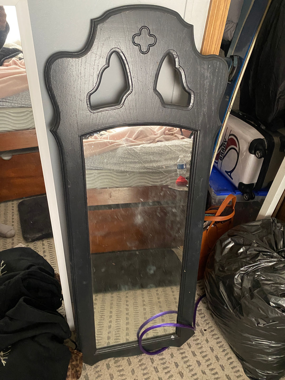 Vintage Gothic Arched Wall Mirror