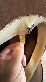 INDIANA JONES Lite Felt Brown Felt Fedora Vintage  - Image 4