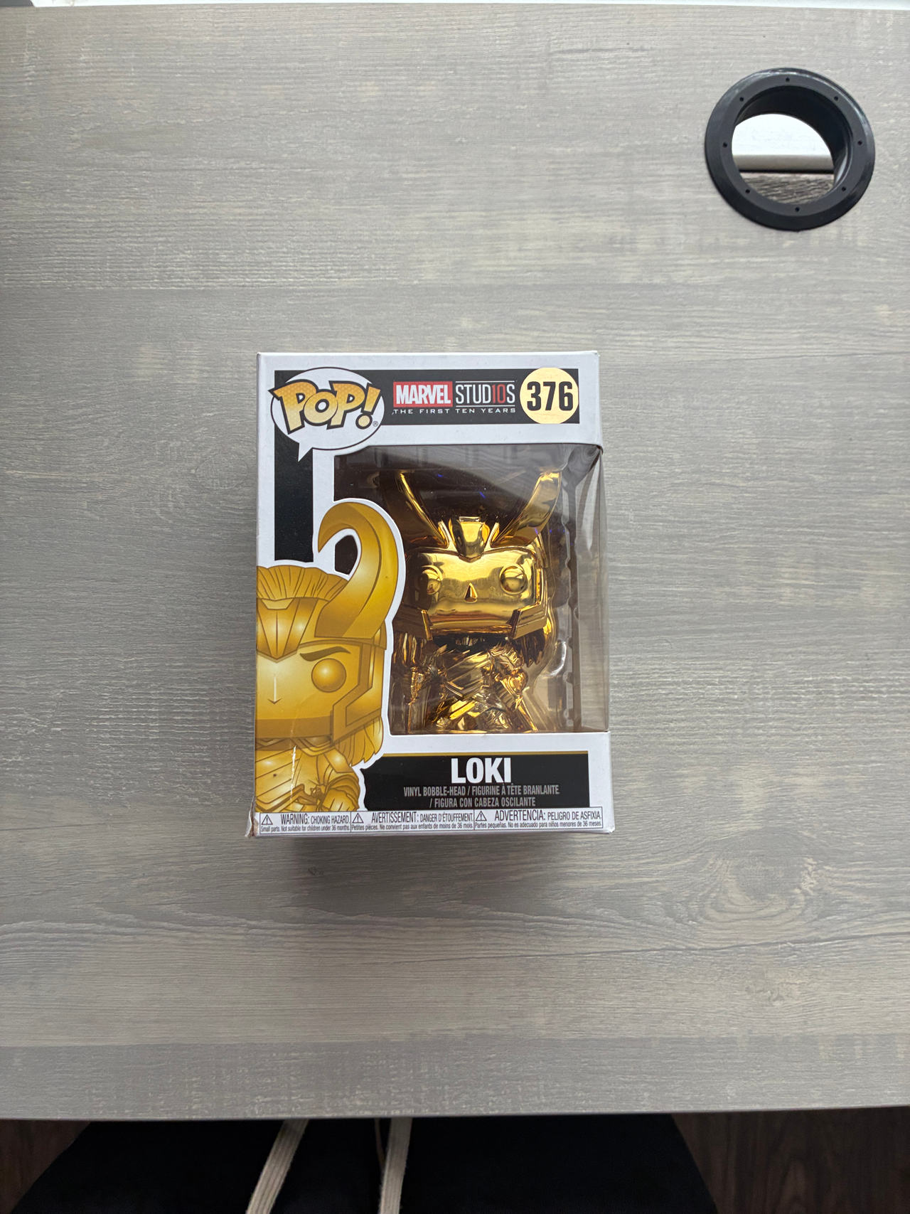 Funko Pop! Marvel Studios: The First Ten Years - Loki (Gold Chrome) #376