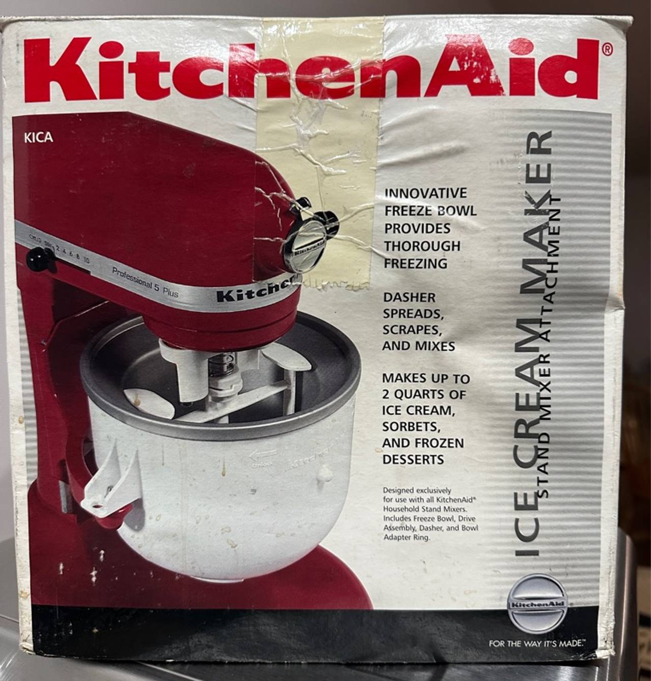 KitchenAid Ice Cream Maker Attachment 2-Quart